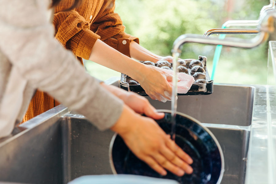 後片付けはとても大変